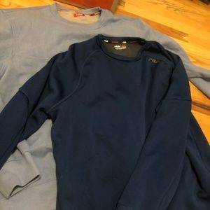 2 crew neck sweaters & 2 crewneck sweatshirts